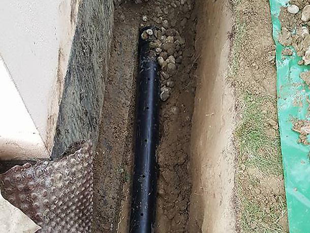 Drainage – reinigen und reparieren